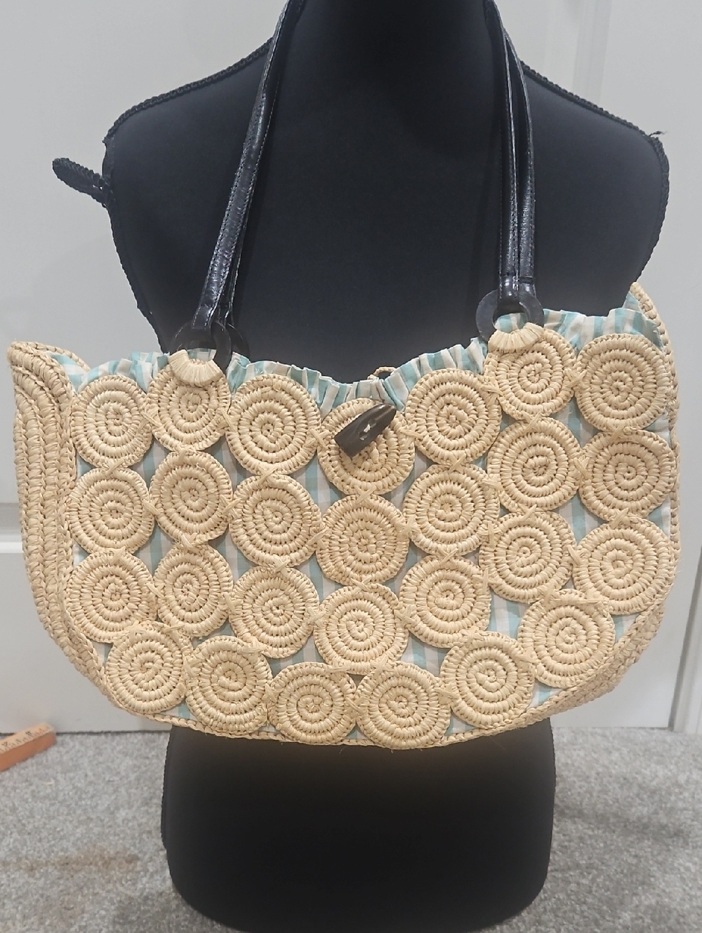 Annabell Ingall RAFFIA BEACH BAG